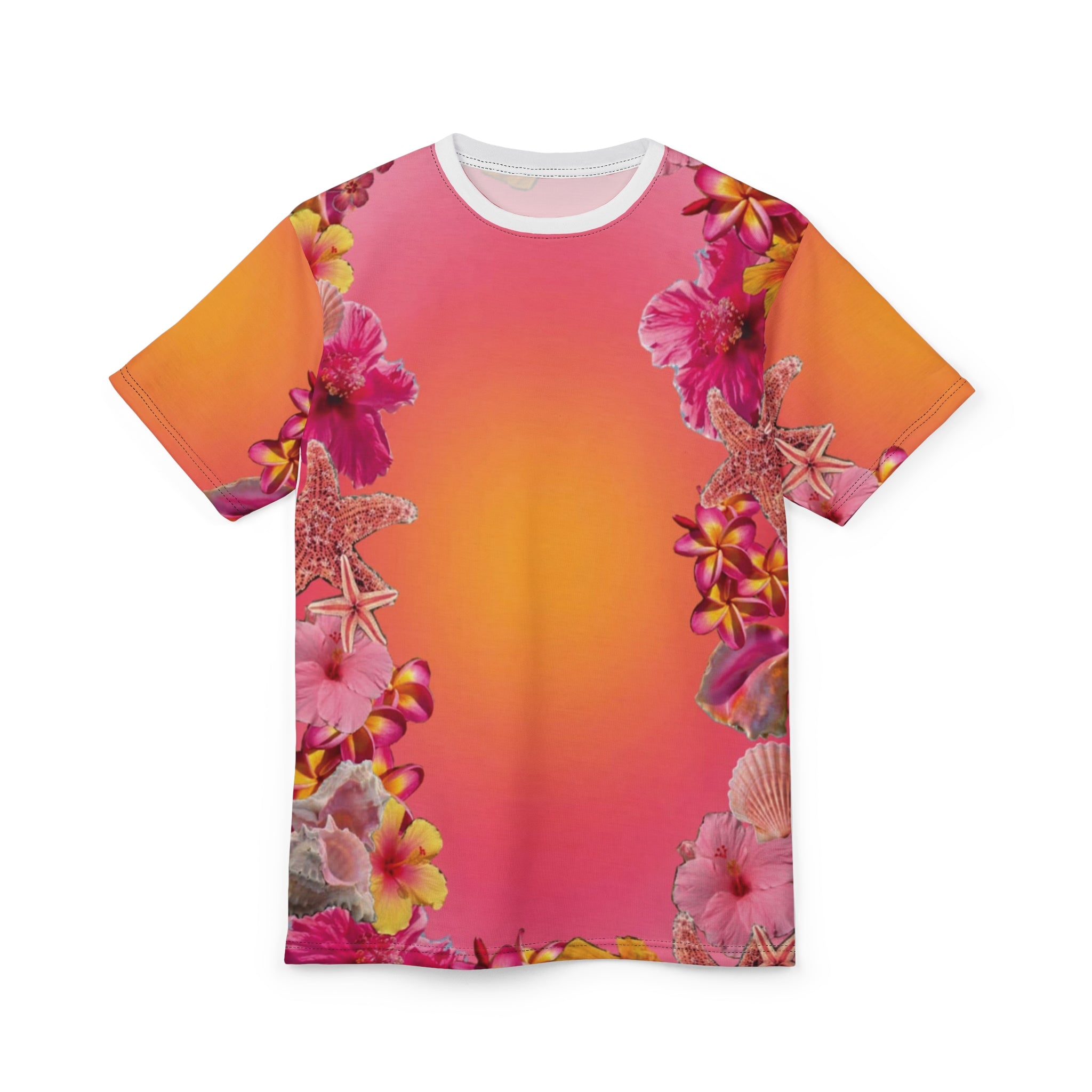 Tropical Sunset Floral Tee