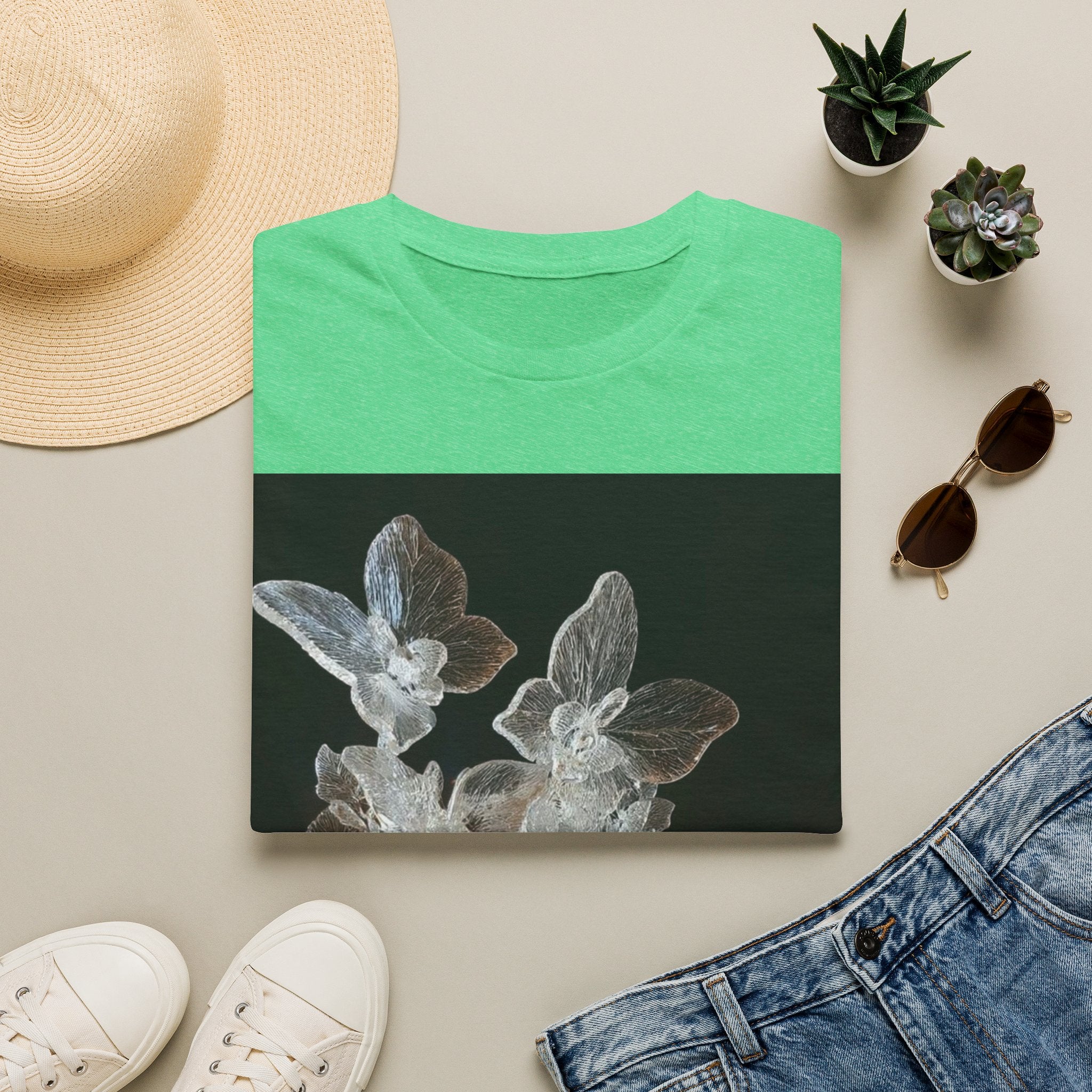 Botanical X-Ray Floral T‑Shirt