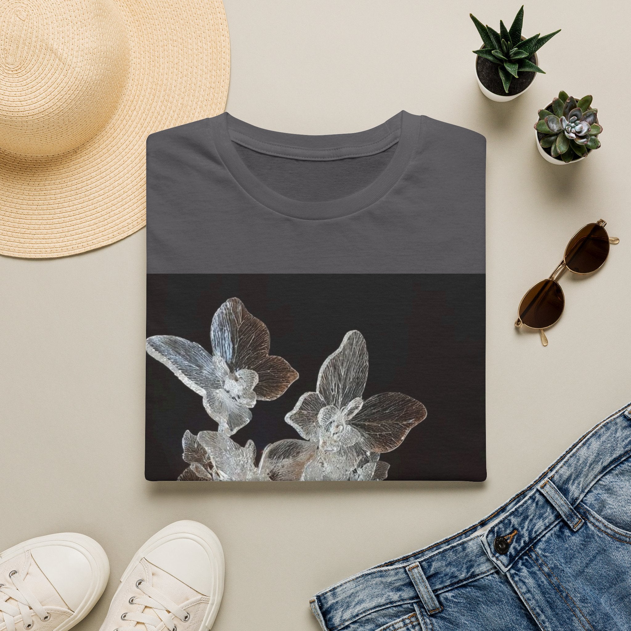 Botanical X-Ray Floral T‑Shirt