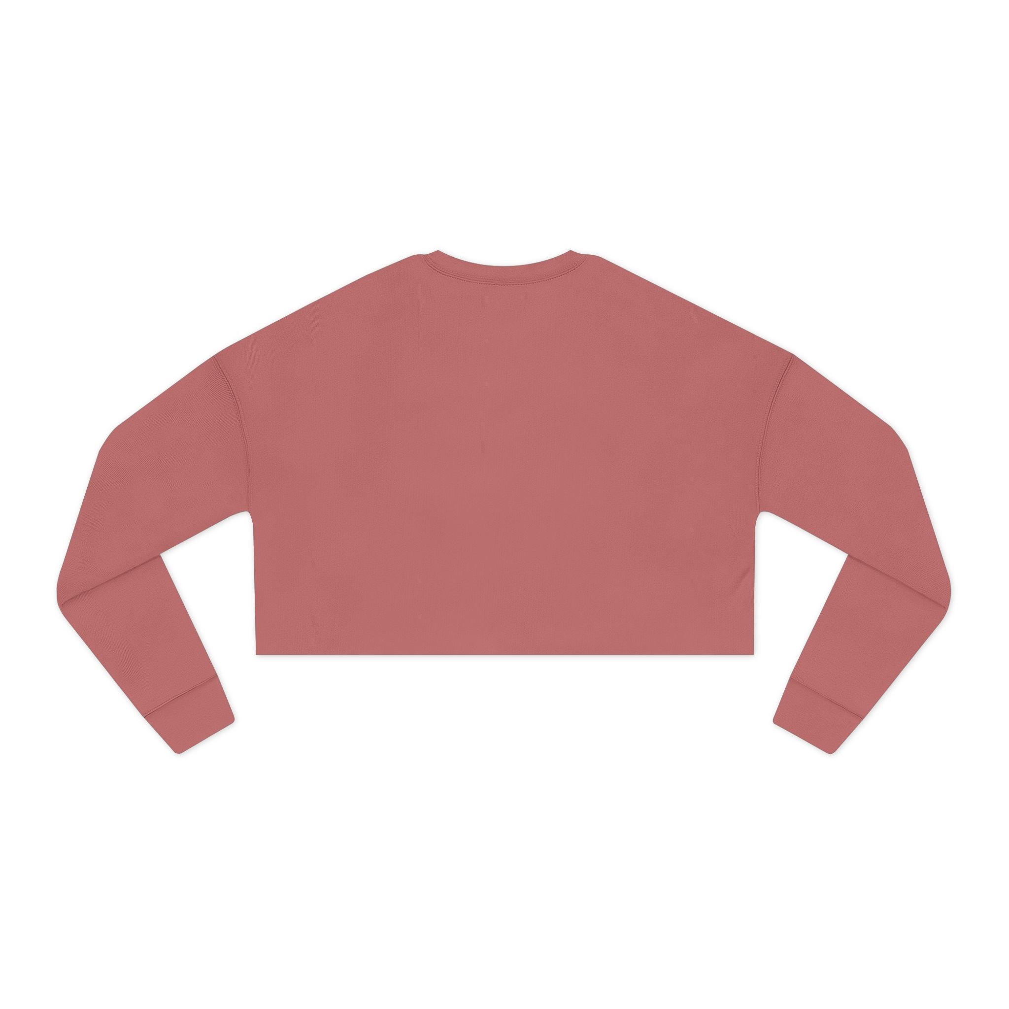 Cropped Sweatshirt VOGUE' Gold Logo Crop Top
