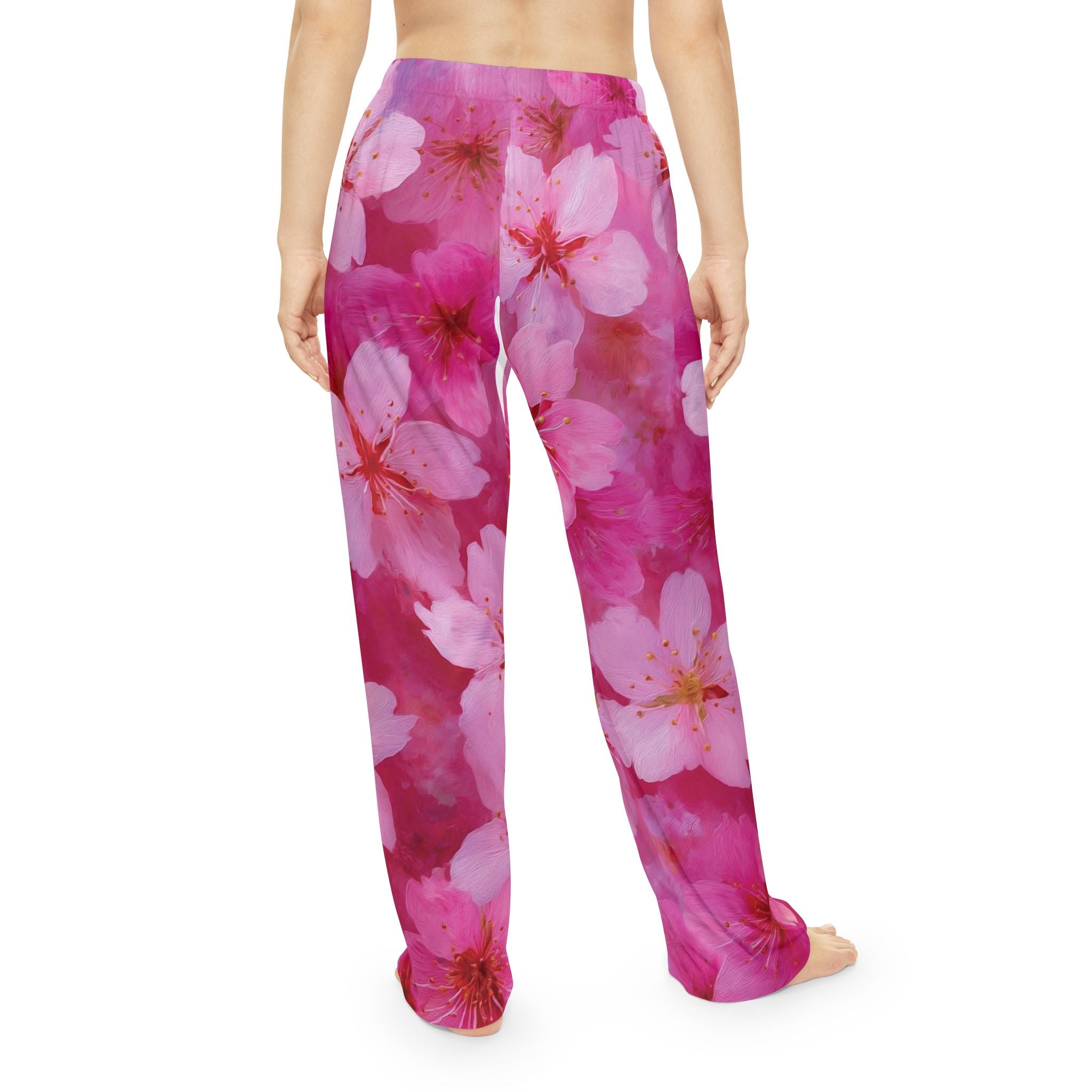 Floral Cherry Blossom Women's Pants