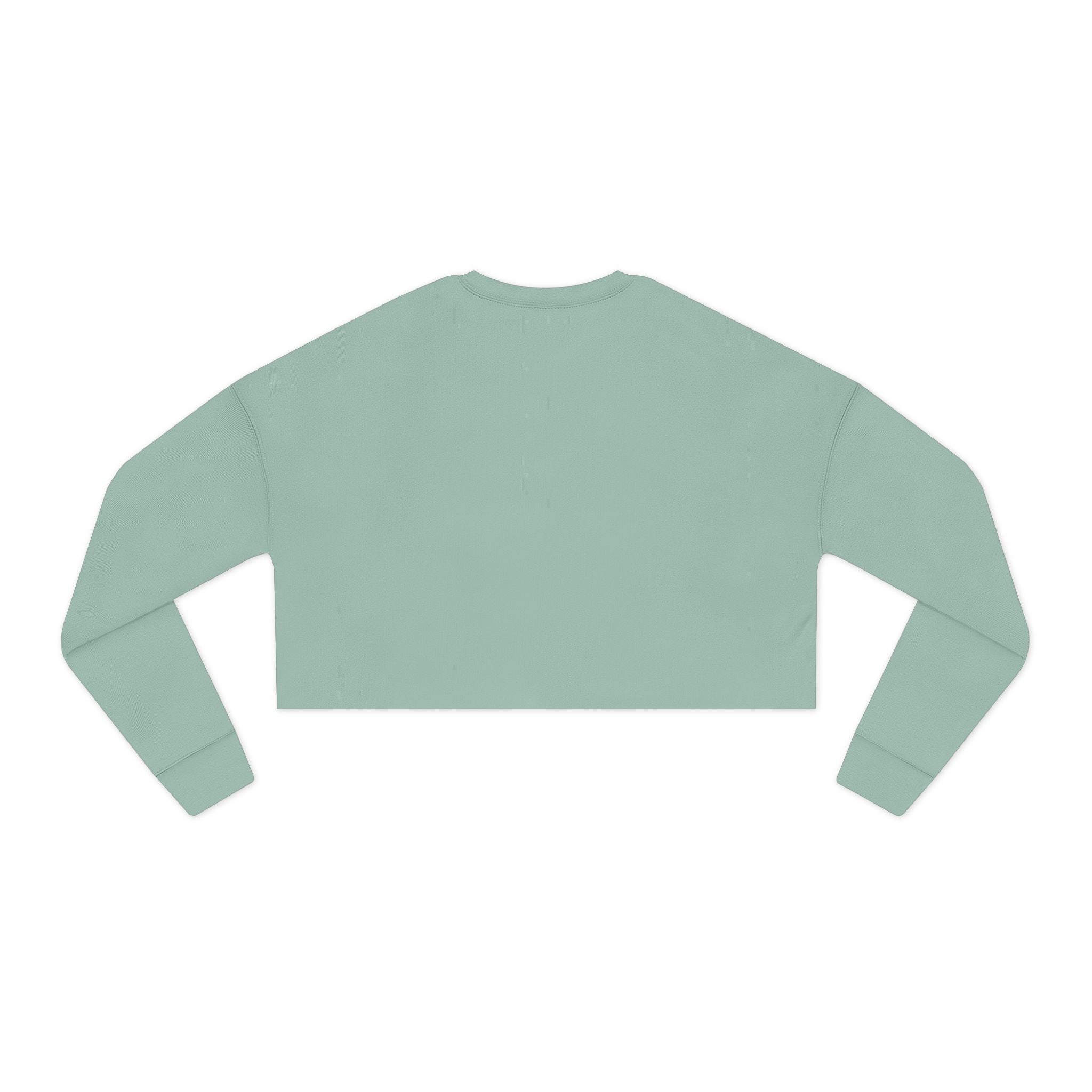 Cropped Sweatshirt VOGUE' Gold Logo Crop Top