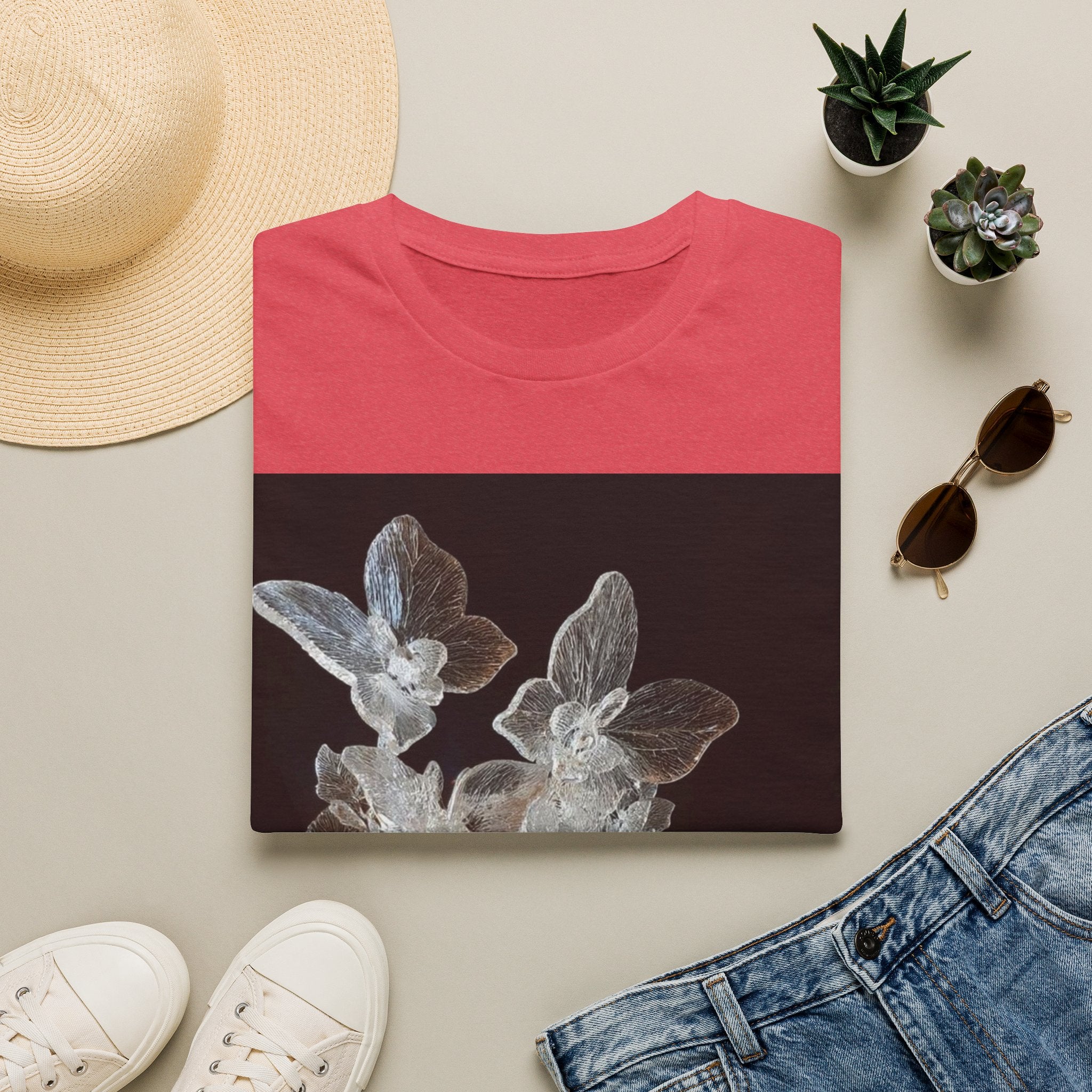Botanical X-Ray Floral T‑Shirt