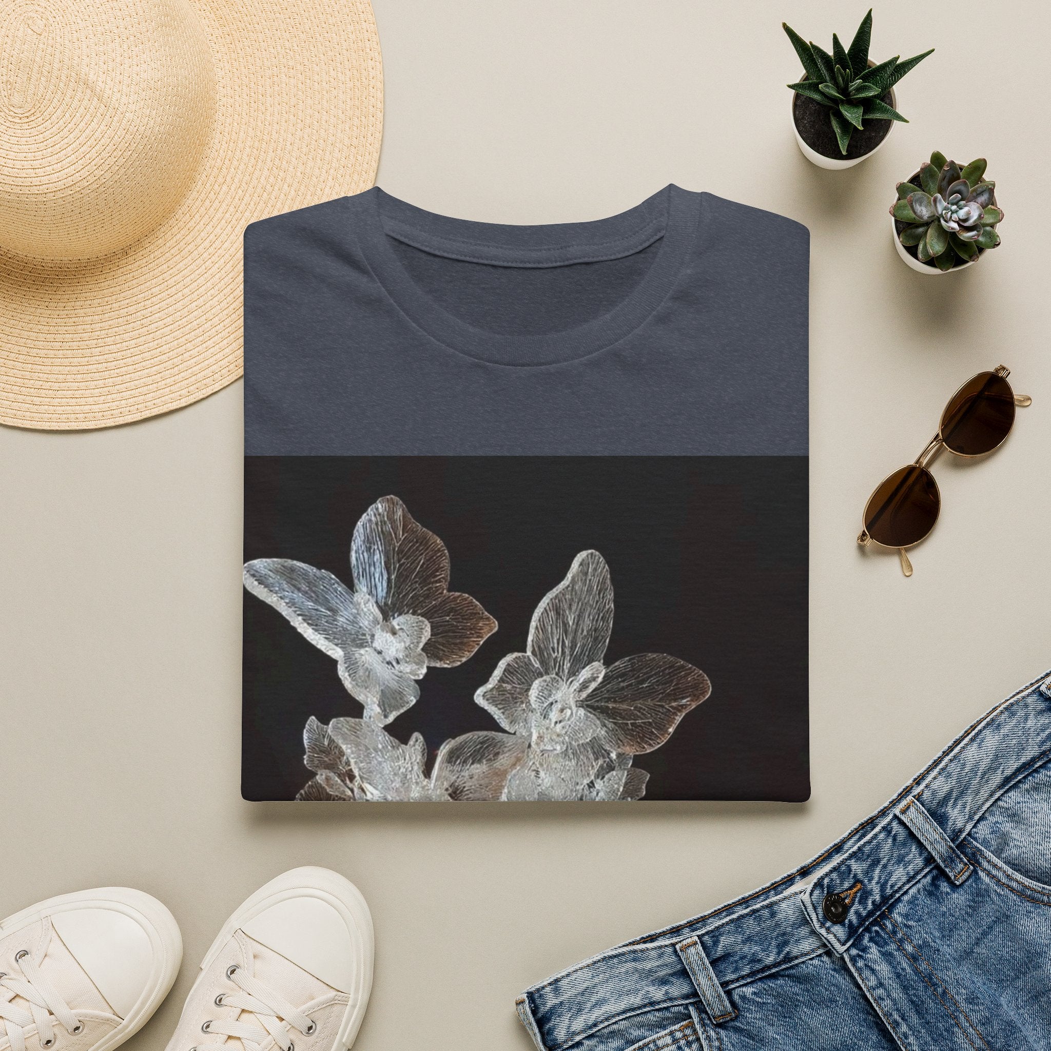 Botanical X-Ray Floral T‑Shirt
