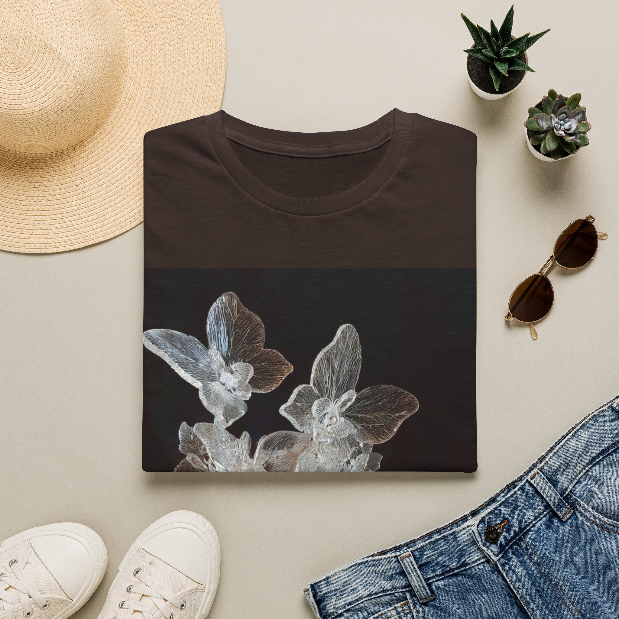 Botanical X-Ray Floral T‑Shirt