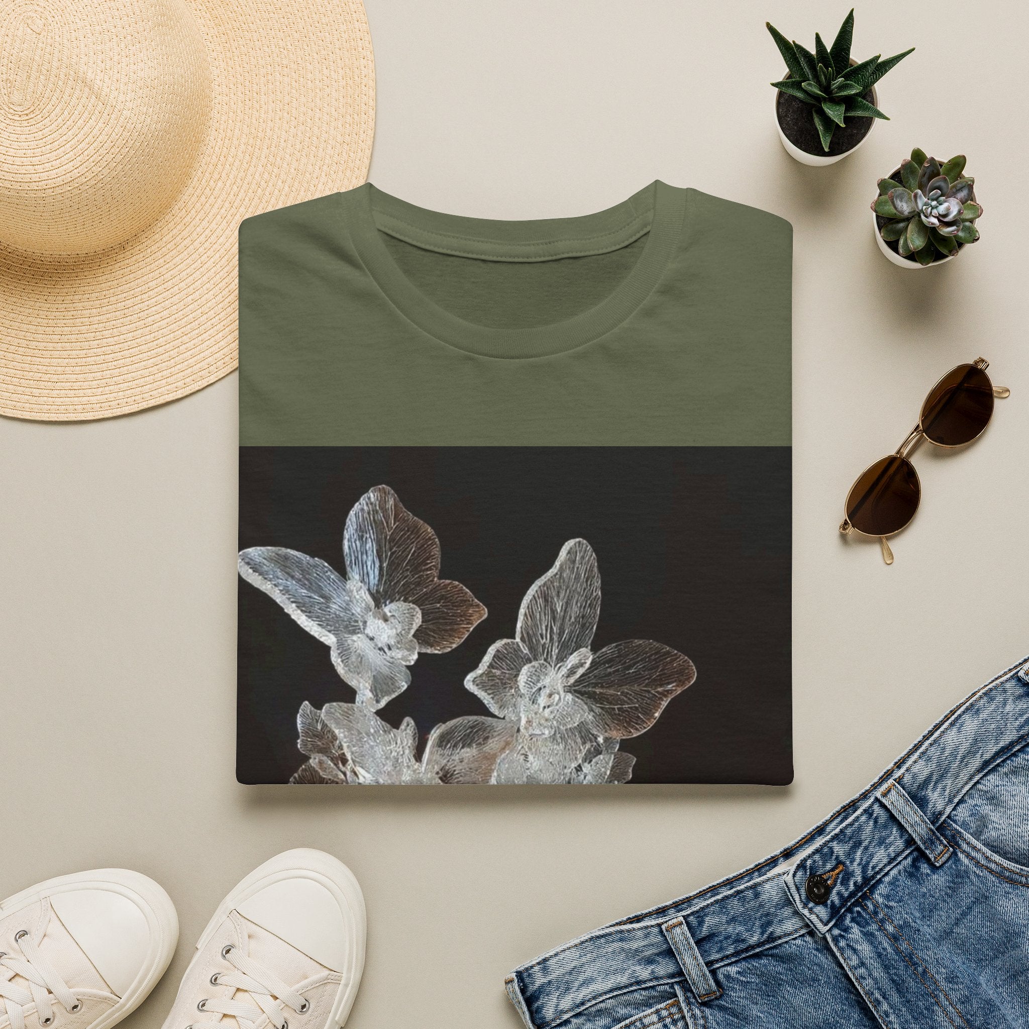 Botanical X-Ray Floral T‑Shirt
