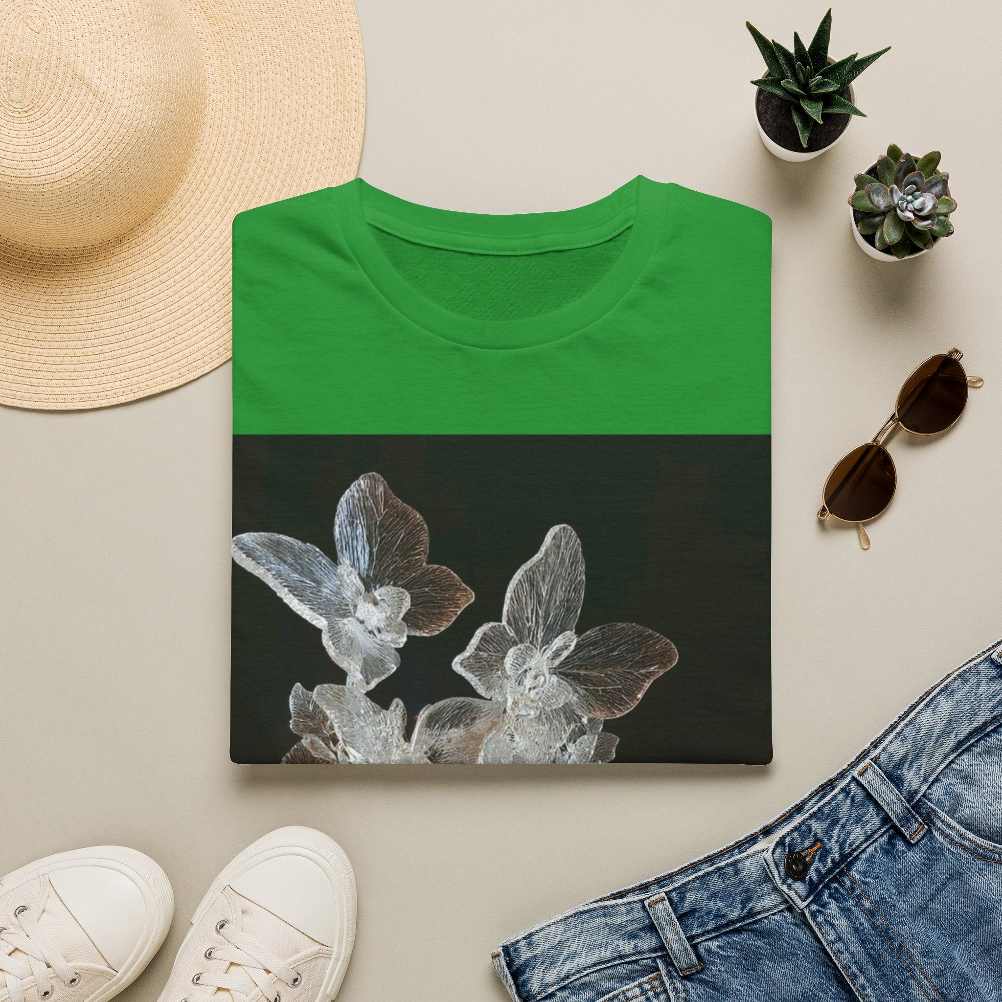 Botanical X-Ray Floral T‑Shirt