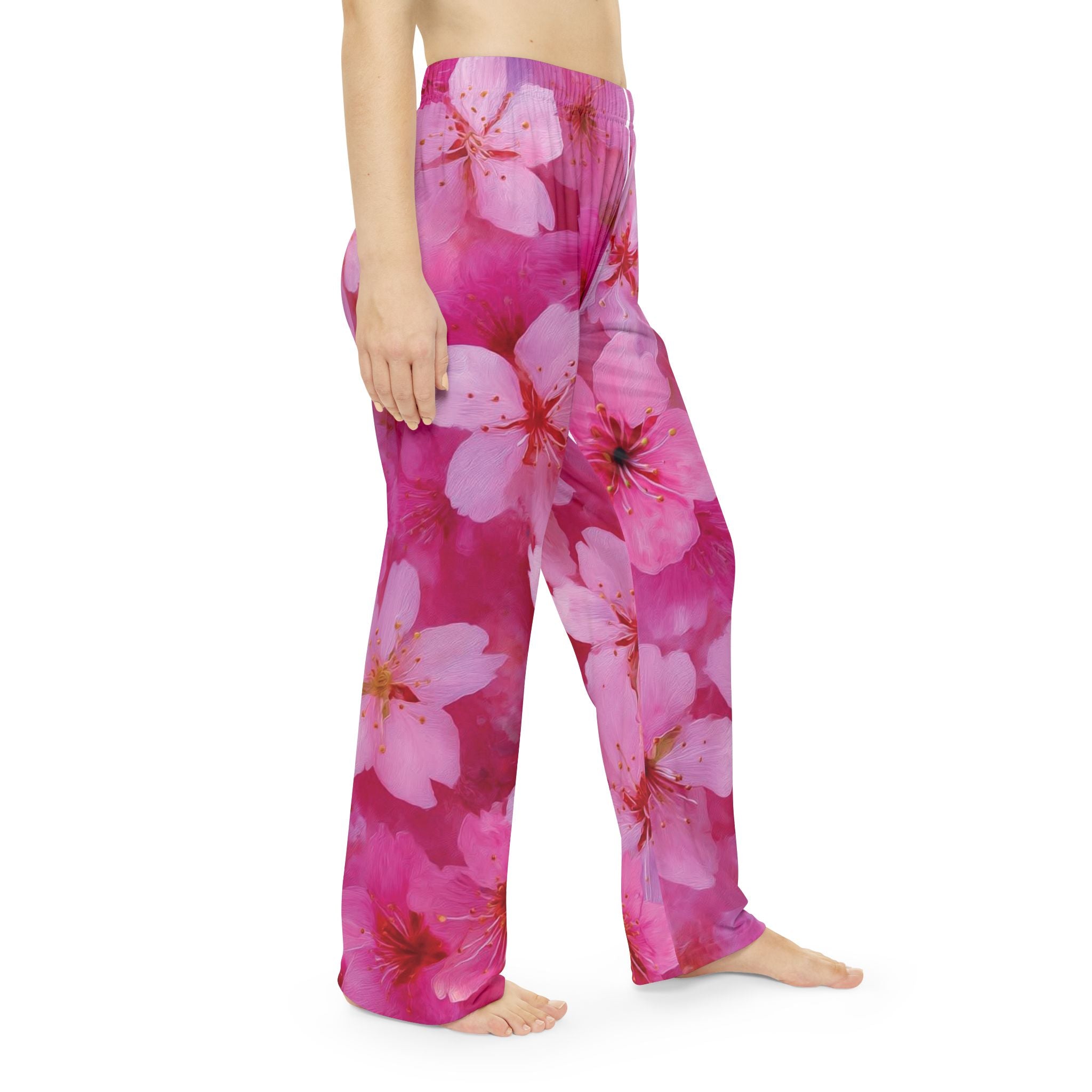 Floral Cherry Blossom Women's Pants