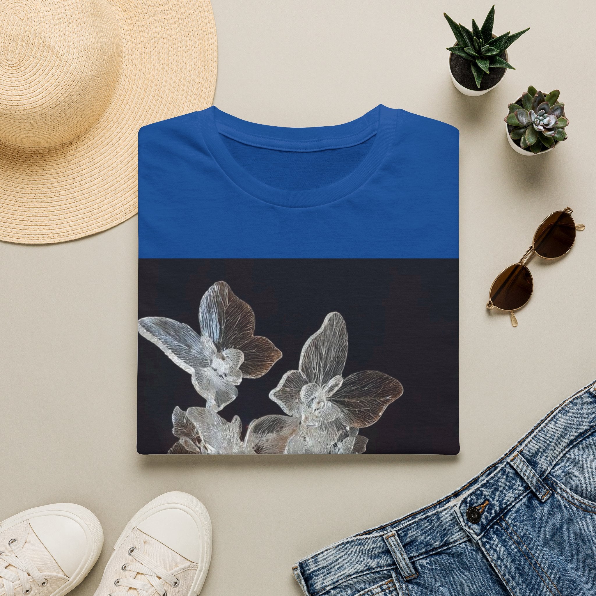 Botanical X-Ray Floral T‑Shirt