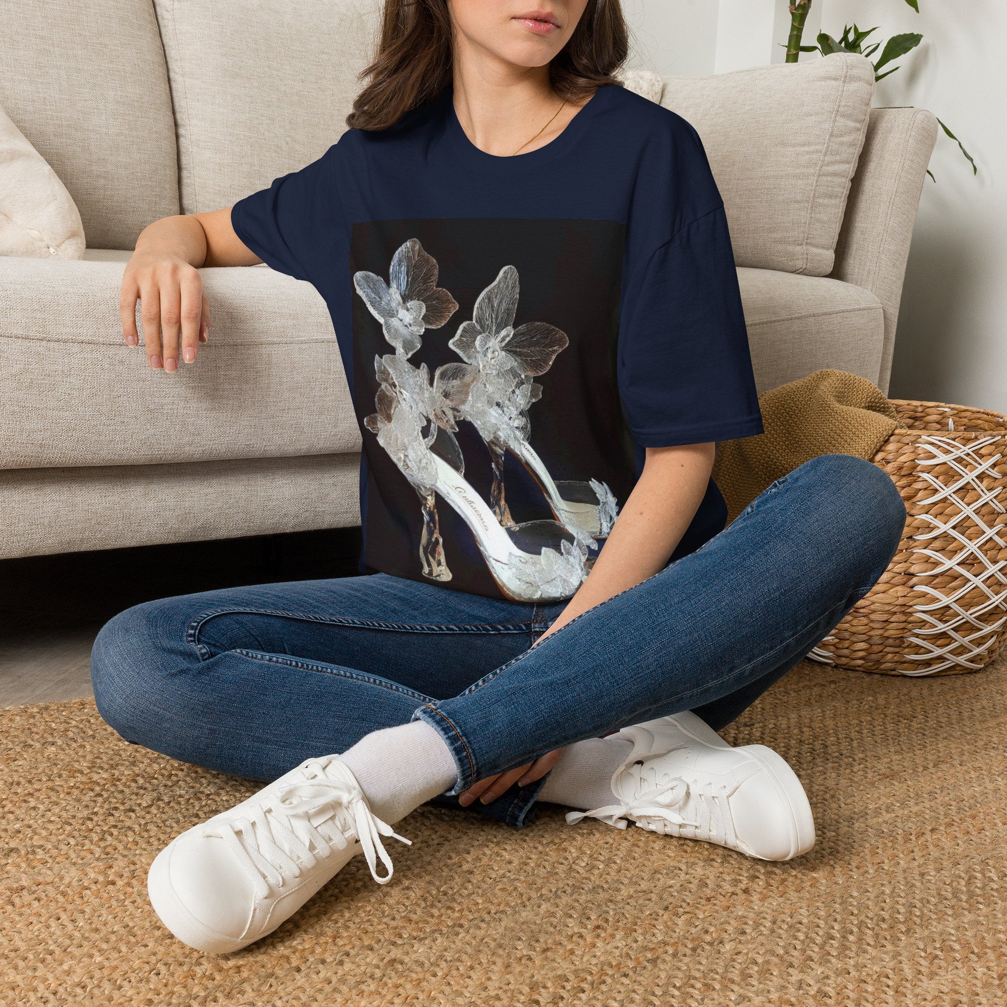 Botanical X-Ray Floral T‑Shirt