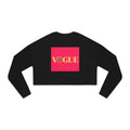 Cropped Sweatshirt VOGUE' Gold Logo Crop Top
