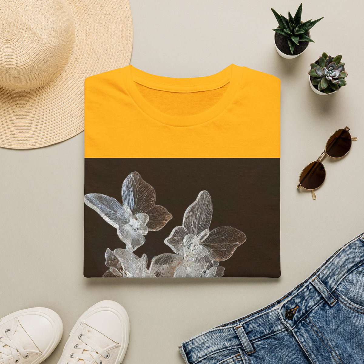 Botanical X-Ray Floral Tee|X-Ray Flower Graphic T-Shirt|Botanical Floral Art Tee|Floral Anatomy Graphic Shirt|Nature-Inspired Graphic Tee|X-Ray Bloom Women's T-Shirt|Botanical Art T-Shirt|Floral Skeleton Graphic Tee|Artistic Botanical Print Shirt|Floral X-Ray Casual Tee