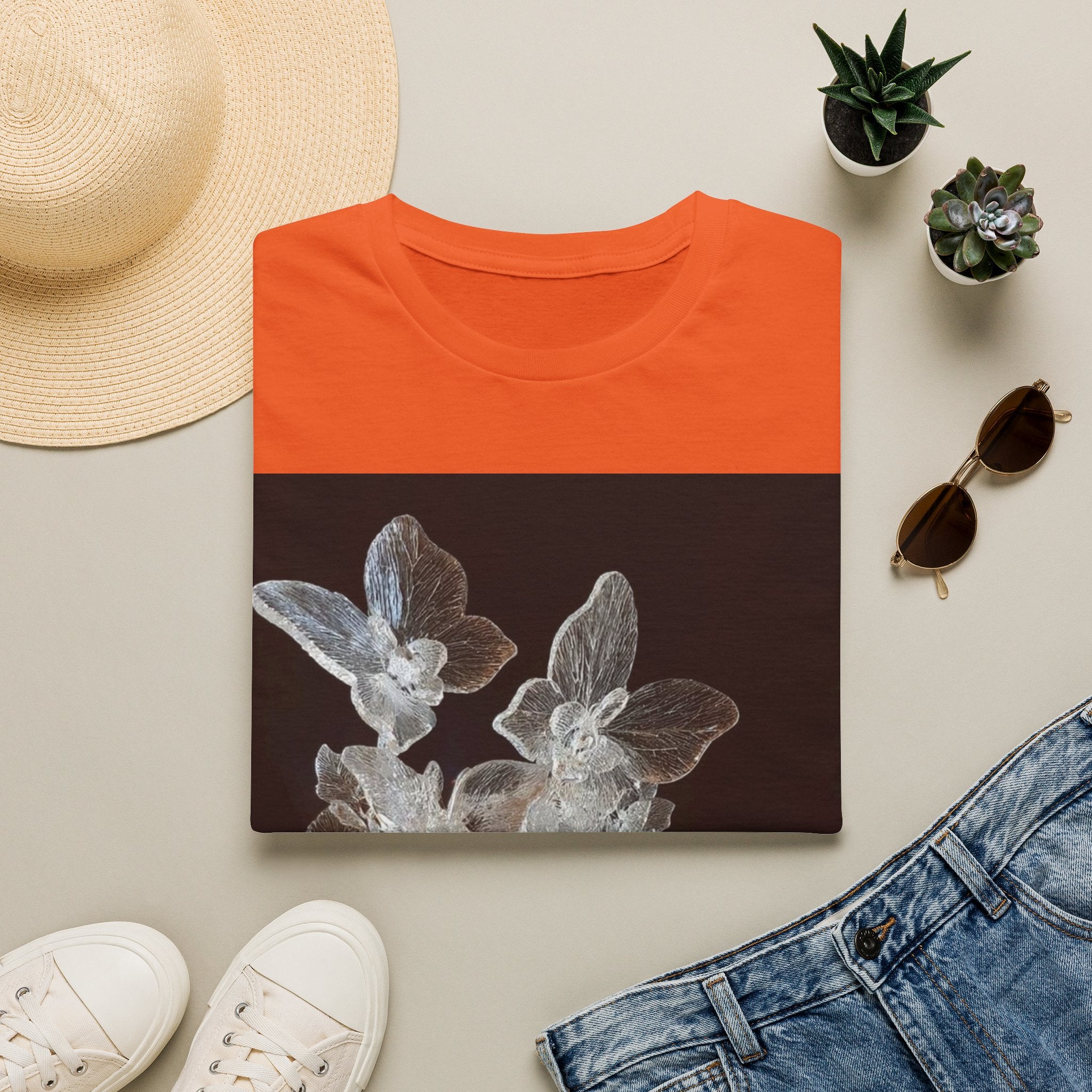 Botanical X-Ray Floral Tee|X-Ray Flower Graphic T-Shirt|Botanical Floral Art Tee|Floral Anatomy Graphic Shirt|Nature-Inspired Graphic Tee|X-Ray Bloom Women's T-Shirt|Botanical Art T-Shirt|Floral Skeleton Graphic Tee|Artistic Botanical Print Shirt|Floral X-Ray Casual Tee