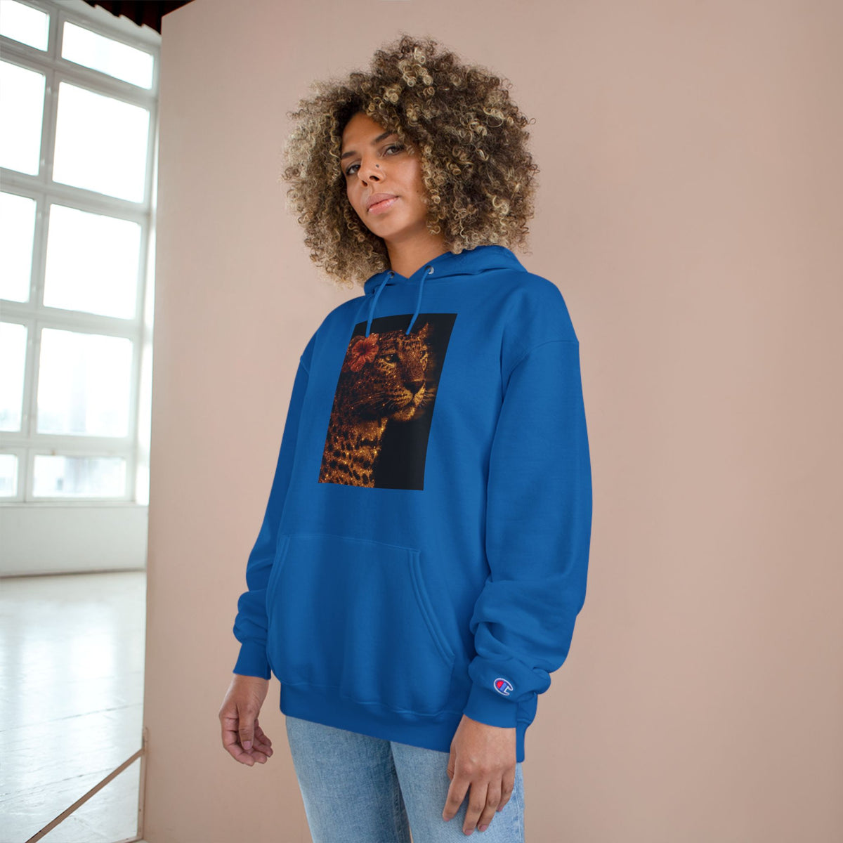 Leopard Portrait Hoodie|Wild Leopard Graphic Hoodie|Leopard Face Pullover|Wildlife Art Hoodie|Leopard Print Portrait Hoodie|Big Cat Graphic Hoodie|Leopard Artwork Sweatshirt|Wild Cat Portrait Hoodie|Leopard Graphic Pullover|Animal Art Casual Hoodie